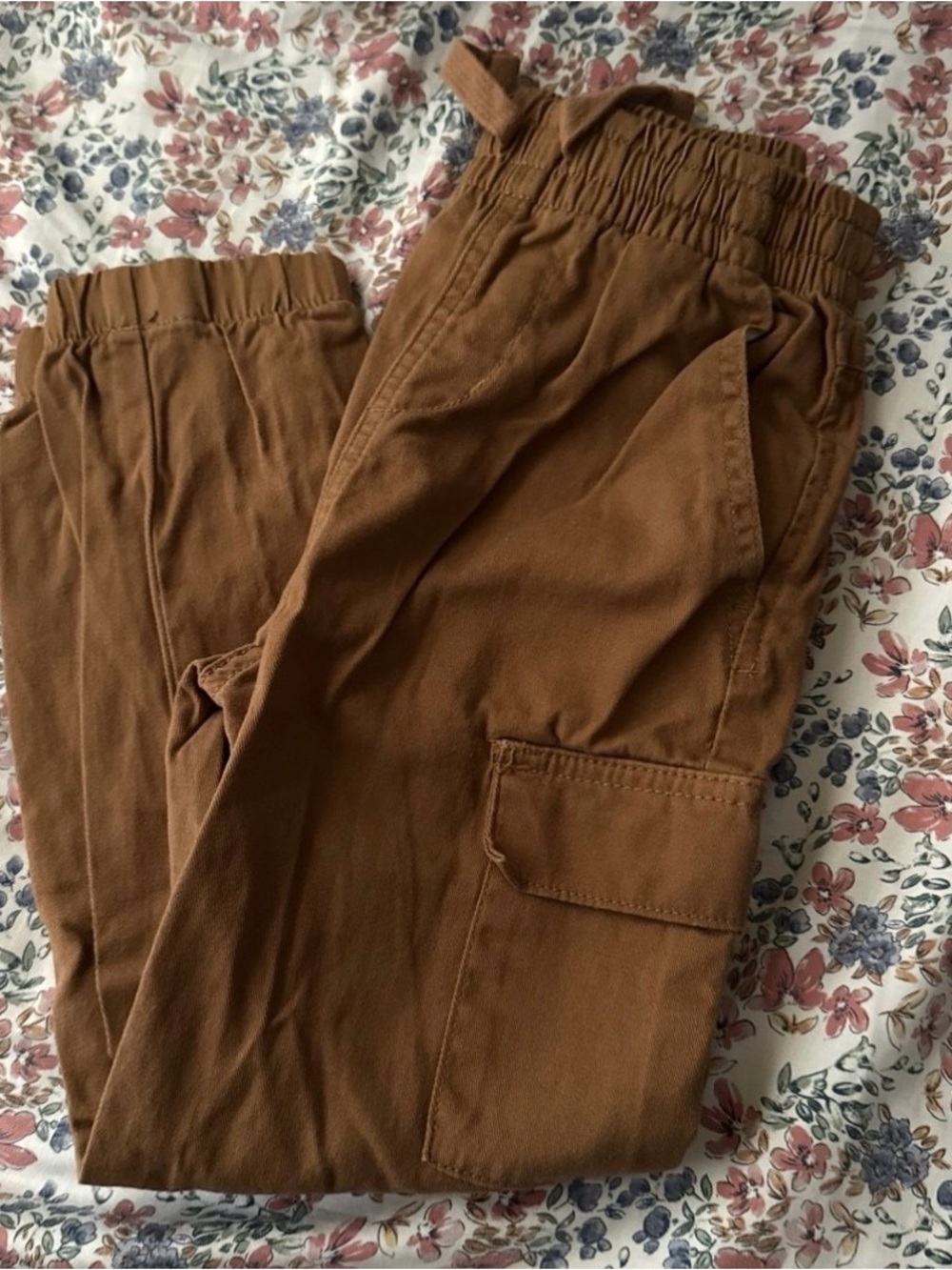 Kids Brown Cargo Jogger Pants - different brands
